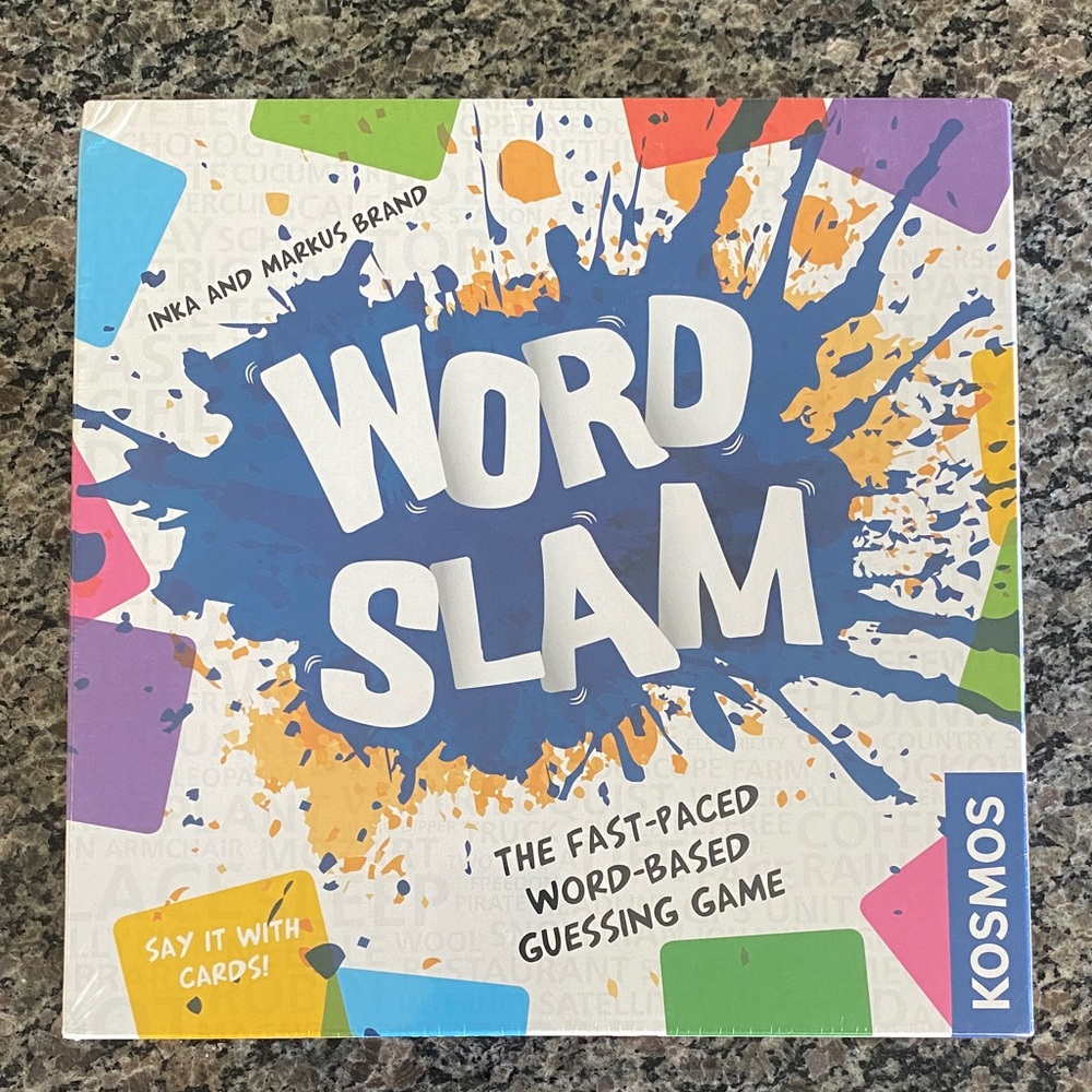 Sealed Kosmos Word Slam Board Game - Blue Splash Edition